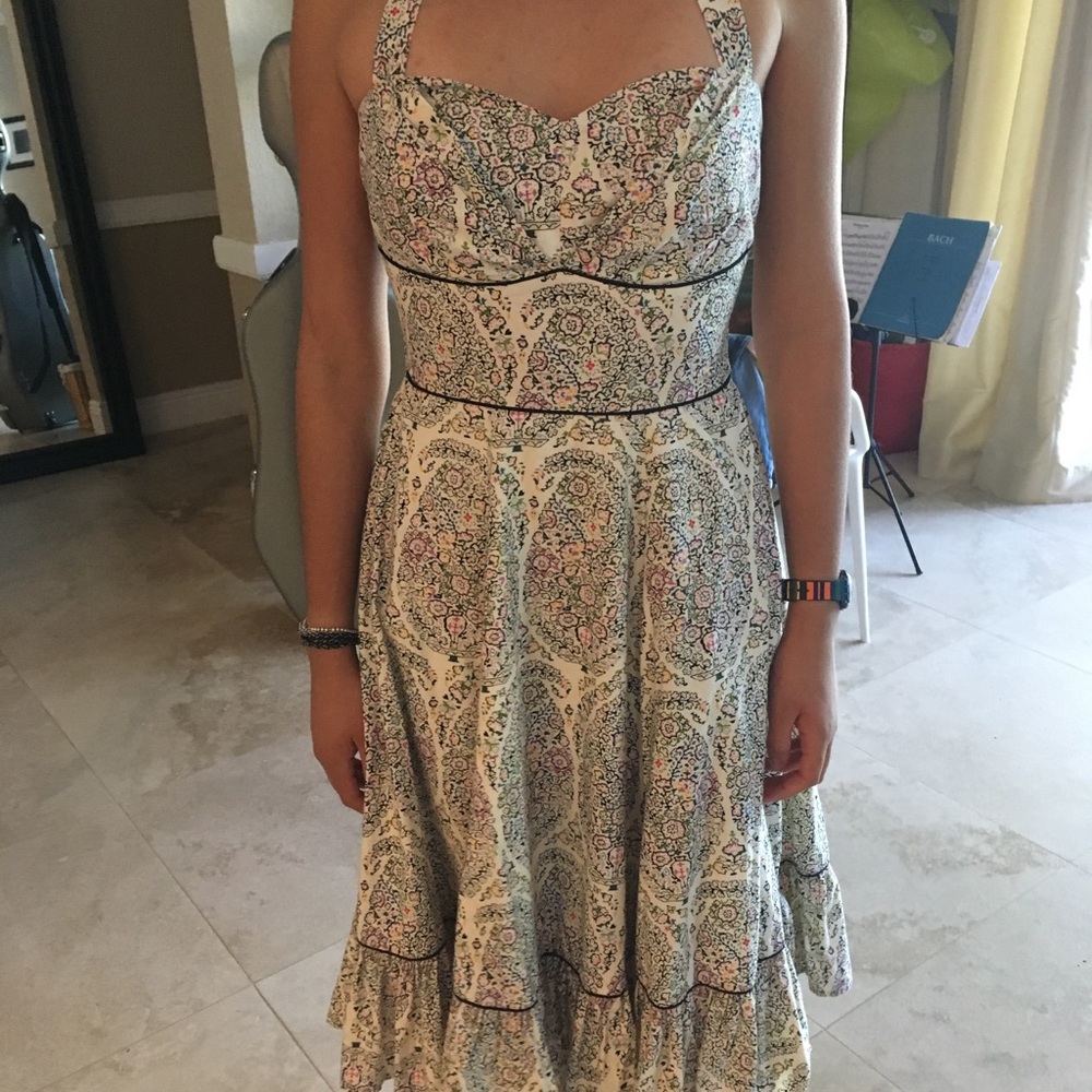 3/4 length dress